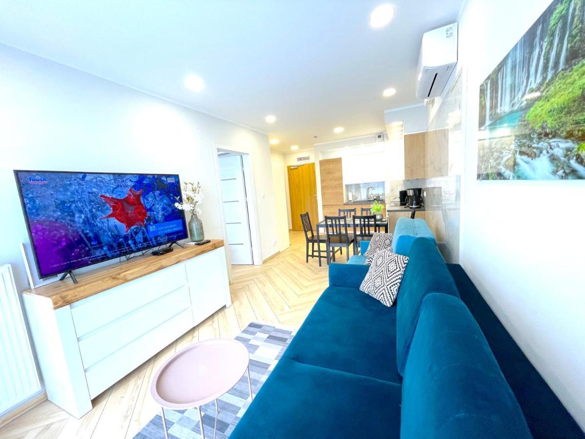 Apartament Superior Blue Przy Plazy- Free Pool, Saunas, Jacuzzi, Fitness, Salzgrotte Колобжег Екстер'єр фото