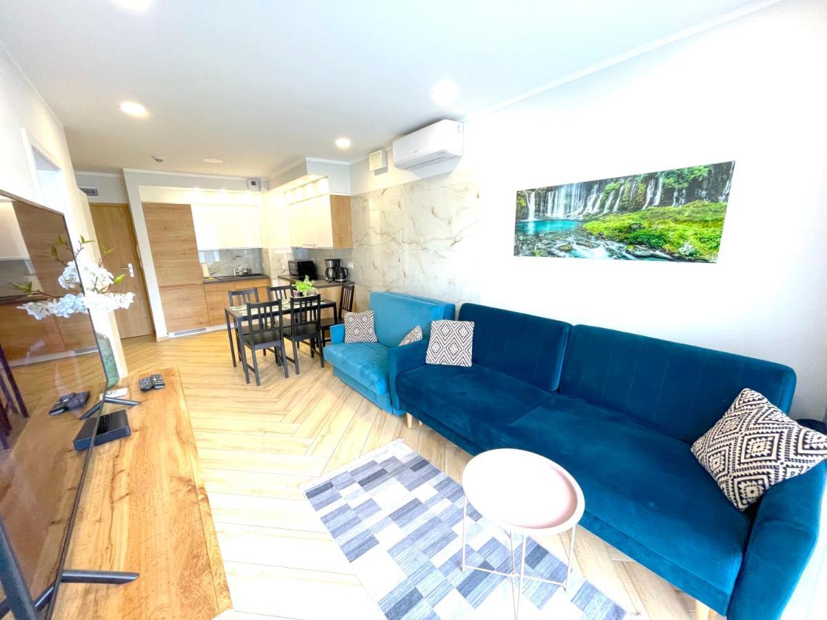Apartament Superior Blue Przy Plazy- Free Pool, Saunas, Jacuzzi, Fitness, Salzgrotte Колобжег Екстер'єр фото