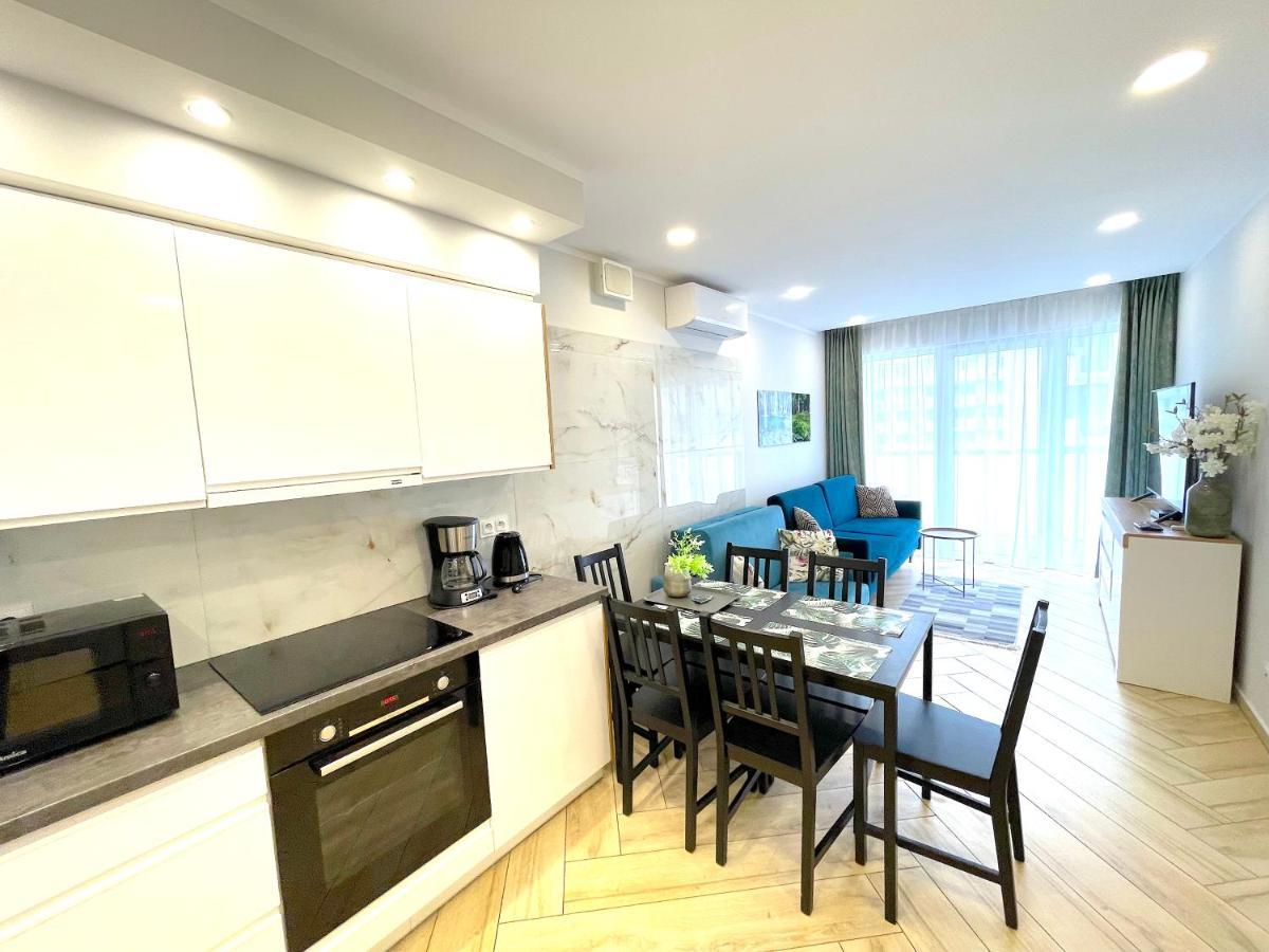 Apartament Superior Blue Przy Plazy- Free Pool, Saunas, Jacuzzi, Fitness, Salzgrotte Колобжег Екстер'єр фото