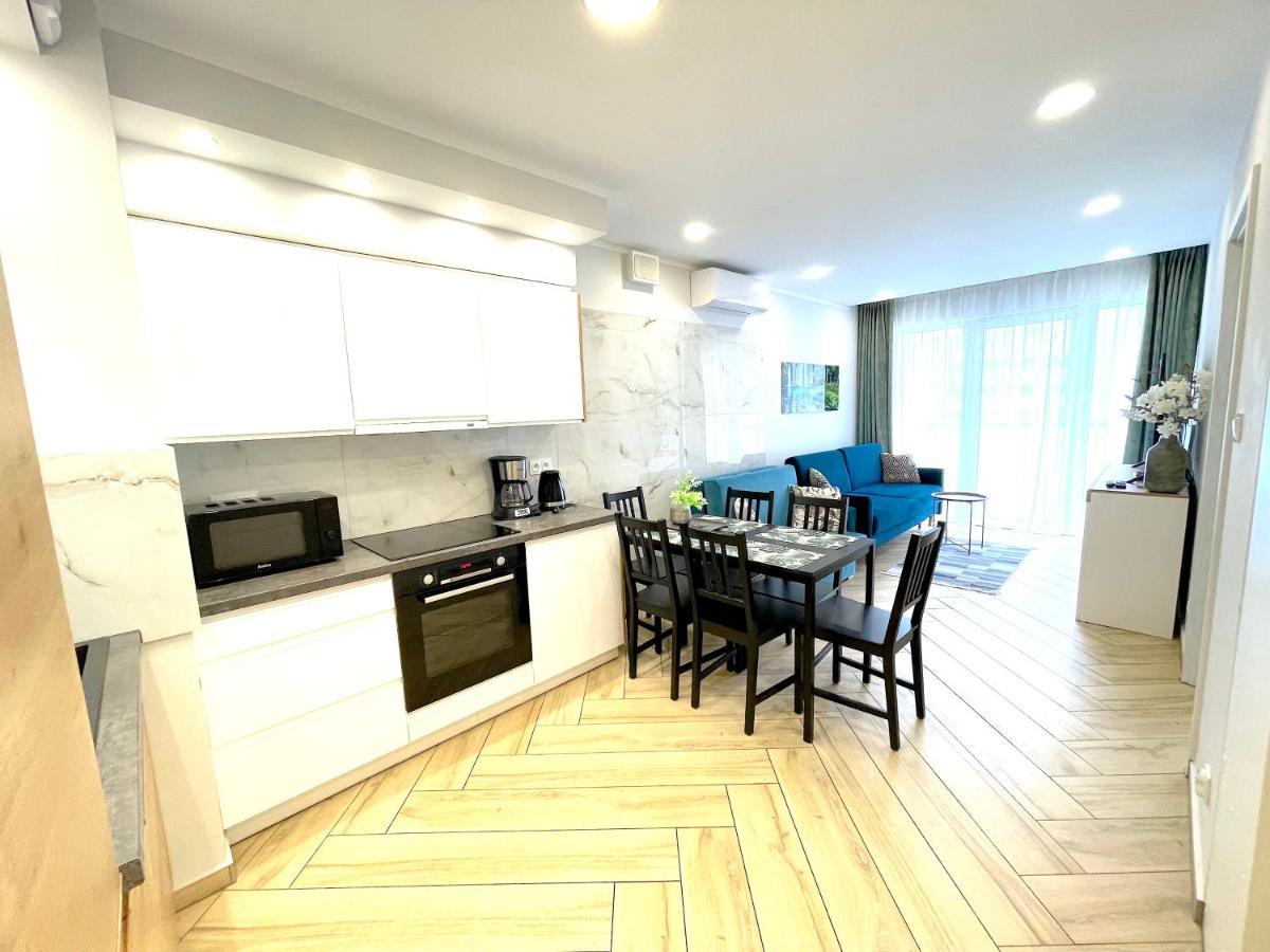 Apartament Superior Blue Przy Plazy- Free Pool, Saunas, Jacuzzi, Fitness, Salzgrotte Колобжег Екстер'єр фото