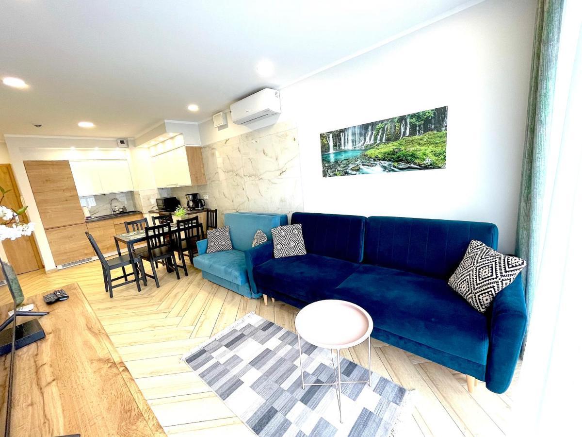 Apartament Superior Blue Przy Plazy- Free Pool, Saunas, Jacuzzi, Fitness, Salzgrotte Колобжег Екстер'єр фото