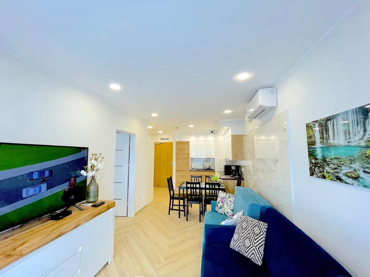 Apartament Superior Blue Przy Plazy- Free Pool, Saunas, Jacuzzi, Fitness, Salzgrotte Колобжег Екстер'єр фото
