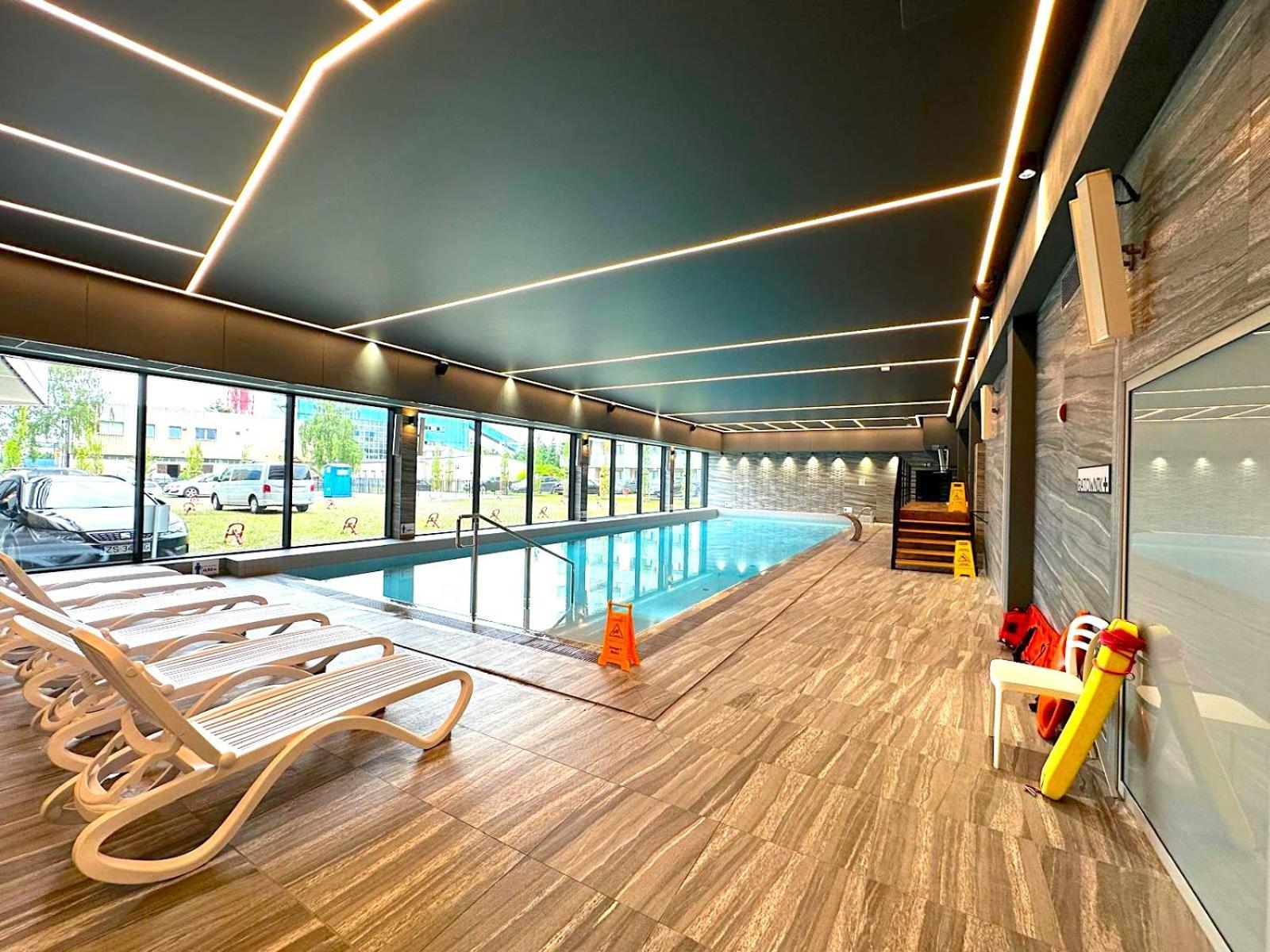 Apartament Superior Blue Przy Plazy- Free Pool, Saunas, Jacuzzi, Fitness, Salzgrotte Колобжег Екстер'єр фото