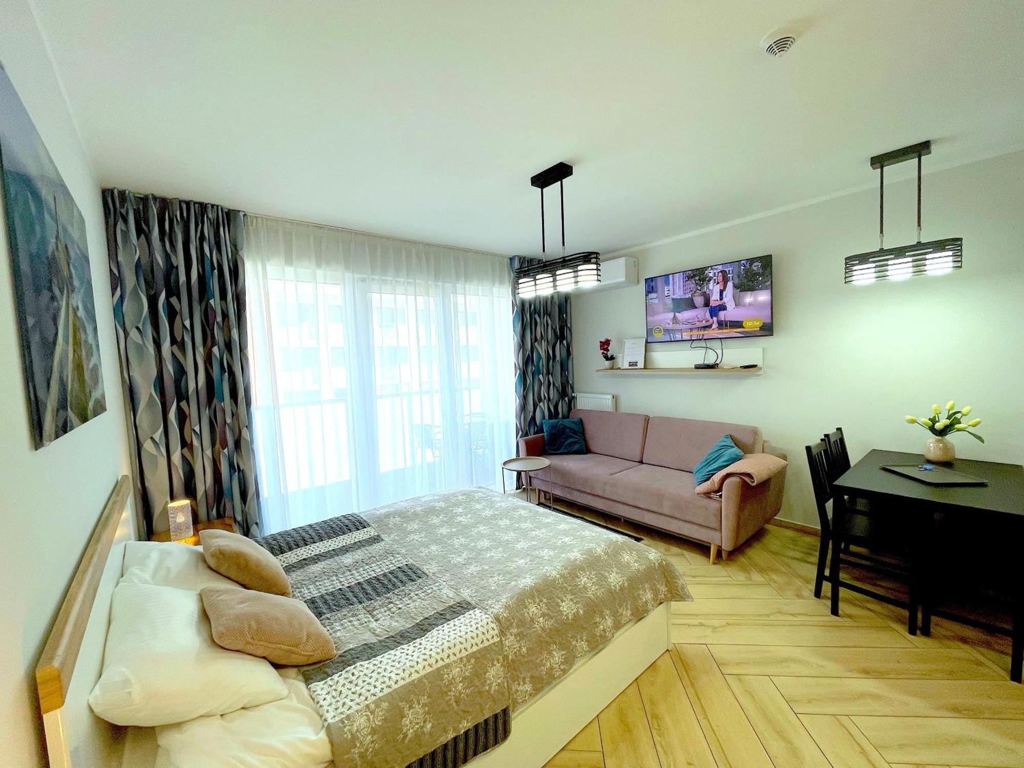 Apartament Superior Blue Przy Plazy- Free Pool, Saunas, Jacuzzi, Fitness, Salzgrotte Колобжег Екстер'єр фото