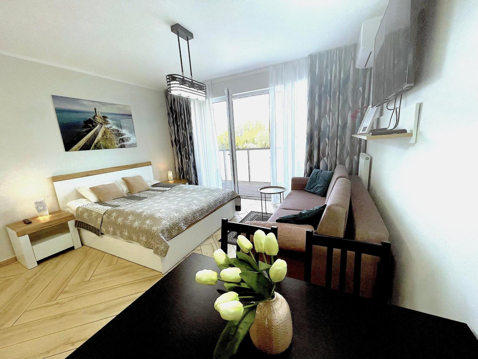 Apartament Superior Blue Przy Plazy- Free Pool, Saunas, Jacuzzi, Fitness, Salzgrotte Колобжег Екстер'єр фото