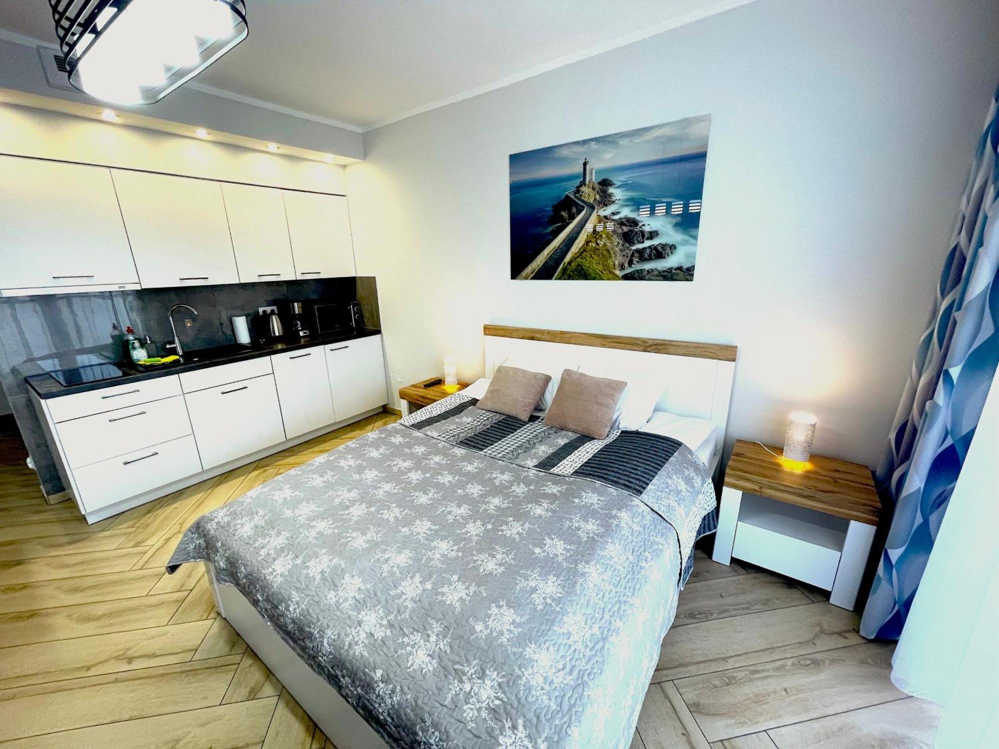 Apartament Superior Blue Przy Plazy- Free Pool, Saunas, Jacuzzi, Fitness, Salzgrotte Колобжег Екстер'єр фото