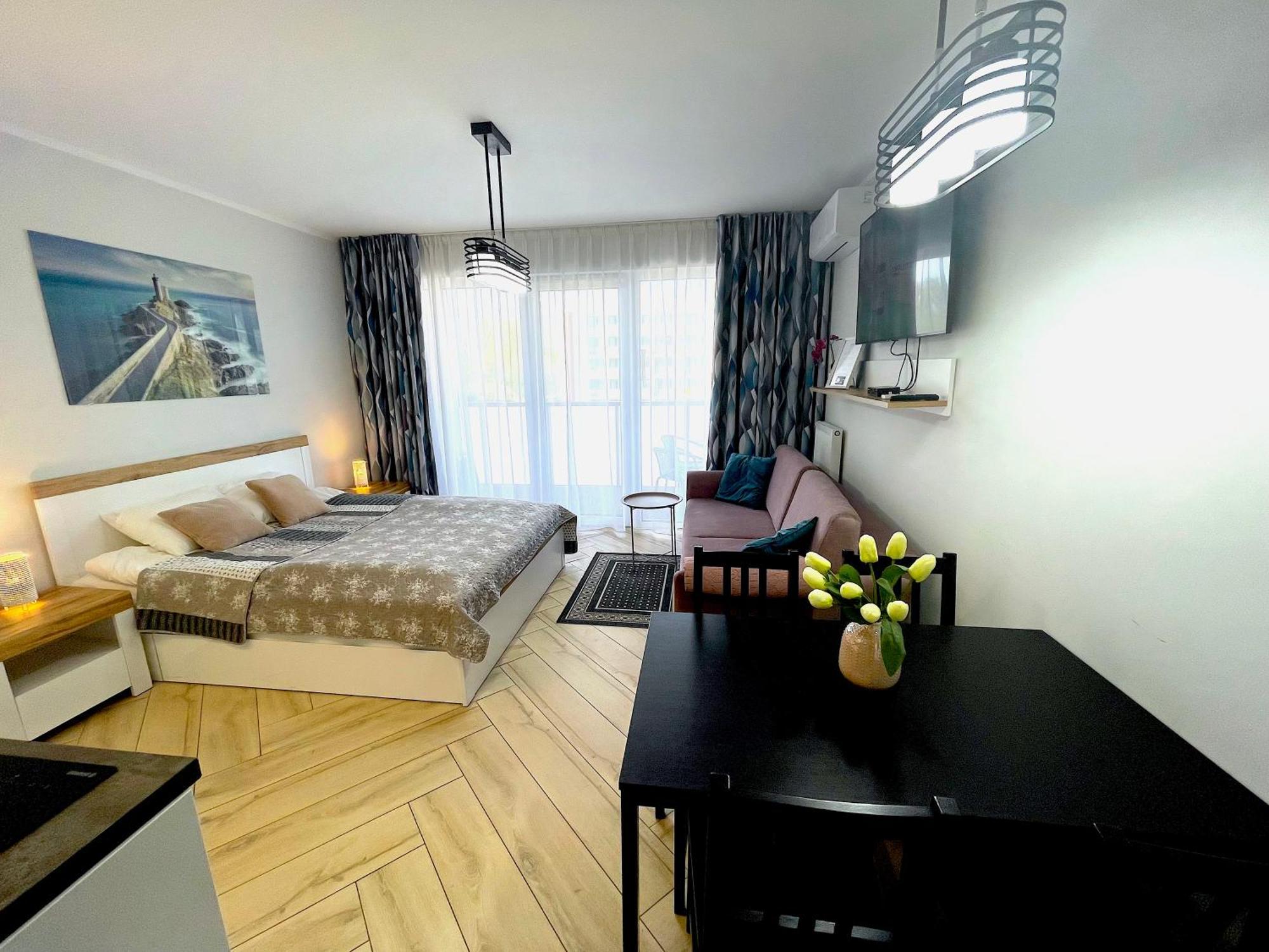 Apartament Superior Blue Przy Plazy- Free Pool, Saunas, Jacuzzi, Fitness, Salzgrotte Колобжег Екстер'єр фото
