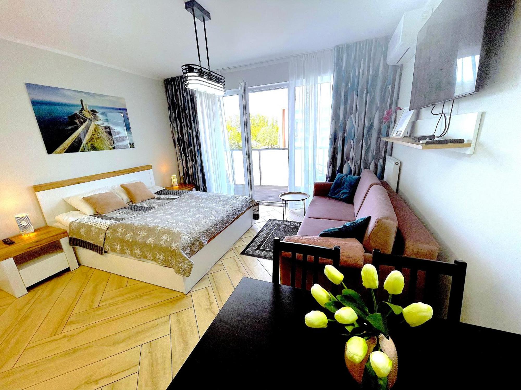 Apartament Superior Blue Przy Plazy- Free Pool, Saunas, Jacuzzi, Fitness, Salzgrotte Колобжег Екстер'єр фото