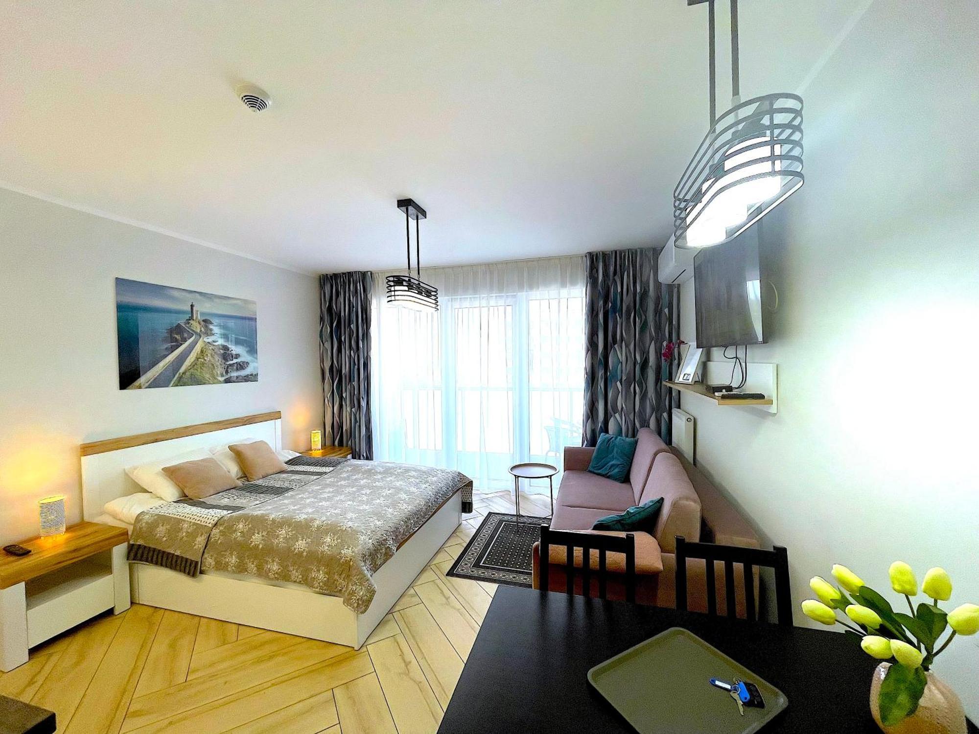 Apartament Superior Blue Przy Plazy- Free Pool, Saunas, Jacuzzi, Fitness, Salzgrotte Колобжег Екстер'єр фото